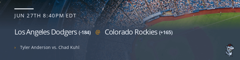 Los Angeles Dodgers @ Colorado Rockies - June 27, 2022