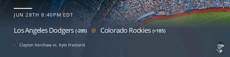 Los Angeles Dodgers @ Colorado Rockies - June 28, 2022