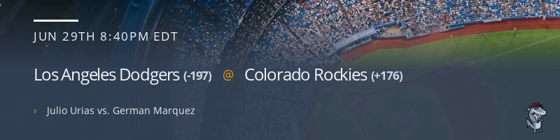 Los Angeles Dodgers @ Colorado Rockies - June 29, 2022