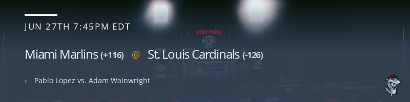 Miami Marlins @ St. Louis Cardinals - June 27, 2022