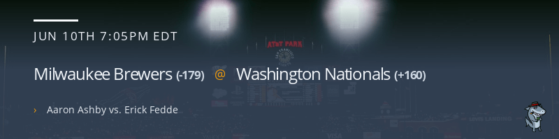 Milwaukee Brewers @ Washington Nationals - June 10, 2022