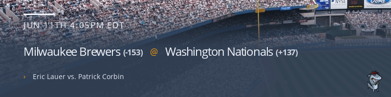 Milwaukee Brewers @ Washington Nationals - June 11, 2022