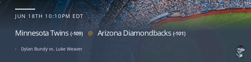 Minnesota Twins @ Arizona Diamondbacks - June 18, 2022