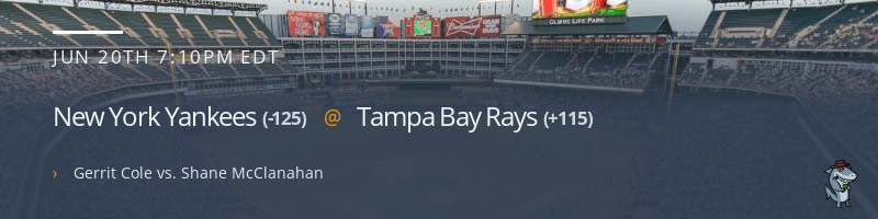 New York Yankees @ Tampa Bay Rays - June 20, 2022