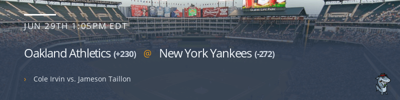 Oakland Athletics @ New York Yankees - June 29, 2022