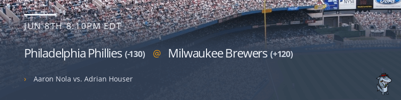 Philadelphia Phillies @ Milwaukee Brewers - June 8, 2022