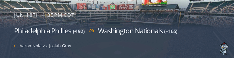 Philadelphia Phillies @ Washington Nationals - June 18, 2022