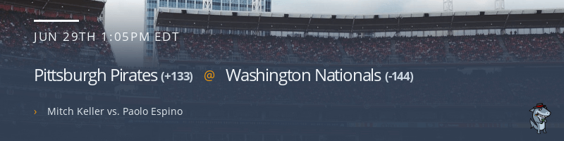 Pittsburgh Pirates @ Washington Nationals - June 29, 2022