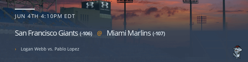 San Francisco Giants @ Miami Marlins - June 4, 2022