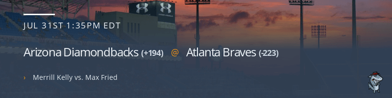 Arizona Diamondbacks @ Atlanta Braves - July 31, 2022