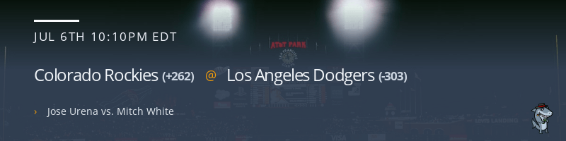 Colorado Rockies @ Los Angeles Dodgers - July 6, 2022