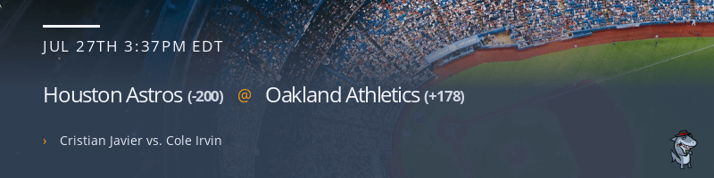 Houston Astros @ Oakland Athletics - July 27, 2022