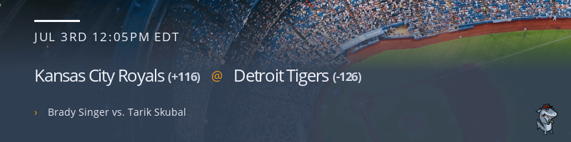 Kansas City Royals @ Detroit Tigers - July 3, 2022