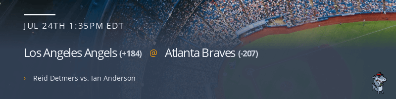 Los Angeles Angels @ Atlanta Braves - July 24, 2022