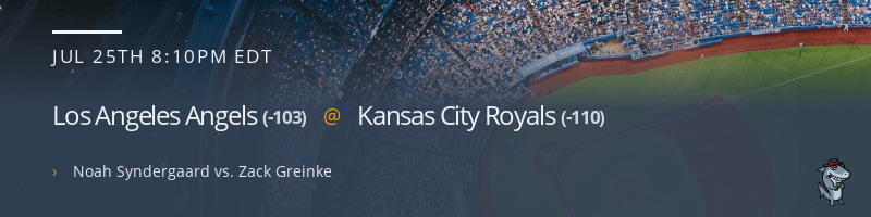 Los Angeles Angels @ Kansas City Royals - July 25, 2022