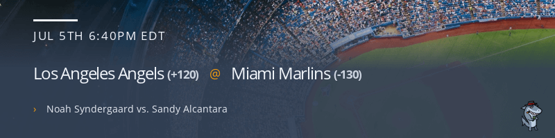 Los Angeles Angels @ Miami Marlins - July 5, 2022