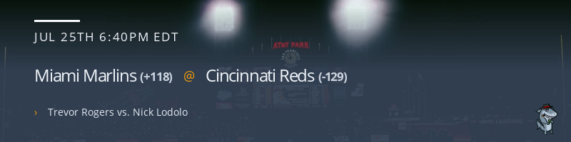 Miami Marlins @ Cincinnati Reds - July 25, 2022