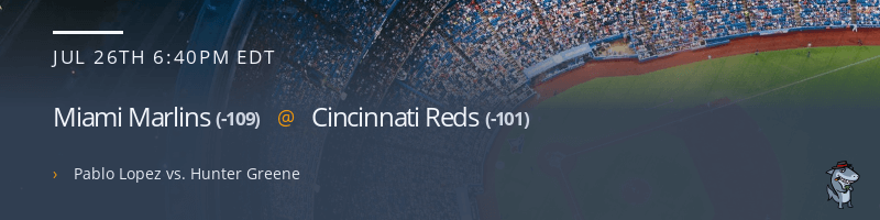 Miami Marlins @ Cincinnati Reds - July 26, 2022