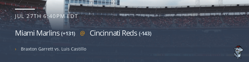 Miami Marlins @ Cincinnati Reds - July 27, 2022