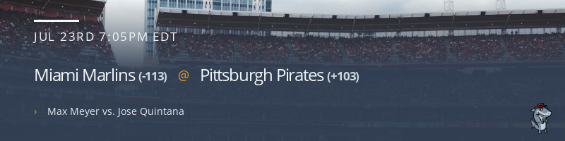 Miami Marlins @ Pittsburgh Pirates - July 23, 2022