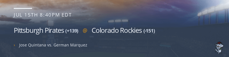 Pittsburgh Pirates @ Colorado Rockies - July 15, 2022