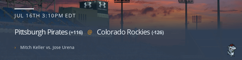 Pittsburgh Pirates @ Colorado Rockies - July 16, 2022