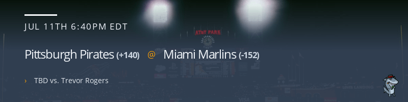 Pittsburgh Pirates @ Miami Marlins - July 11, 2022