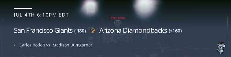 San Francisco Giants @ Arizona Diamondbacks - July 4, 2022