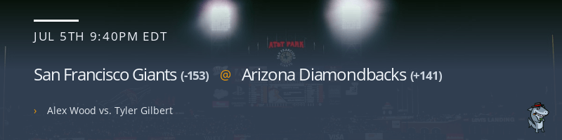 San Francisco Giants @ Arizona Diamondbacks - July 5, 2022