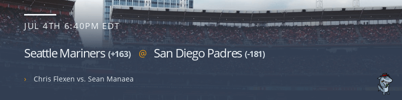 Seattle Mariners @ San Diego Padres - July 4, 2022