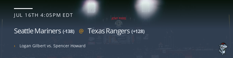 Seattle Mariners @ Texas Rangers - July 16, 2022