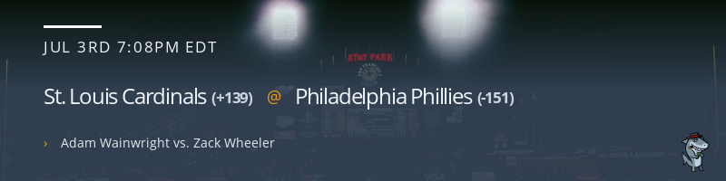 St. Louis Cardinals @ Philadelphia Phillies - July 3, 2022