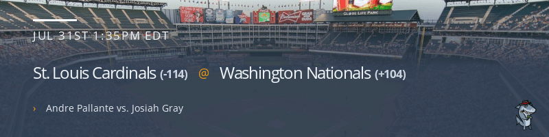 St. Louis Cardinals @ Washington Nationals - July 31, 2022