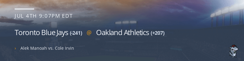 Toronto Blue Jays @ Oakland Athletics - July 4, 2022