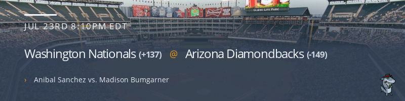 Washington Nationals @ Arizona Diamondbacks - July 23, 2022