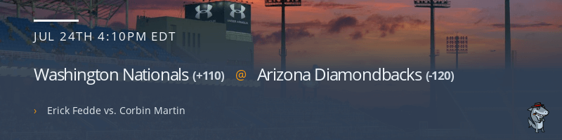 Washington Nationals @ Arizona Diamondbacks - July 24, 2022