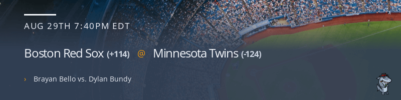 Boston Red Sox @ Minnesota Twins - August 29, 2022