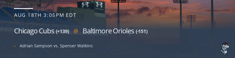 Chicago Cubs @ Baltimore Orioles - August 18, 2022