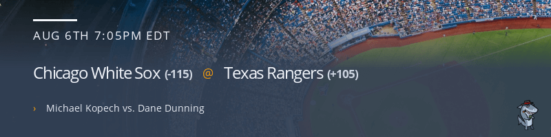 Chicago White Sox @ Texas Rangers - August 6, 2022