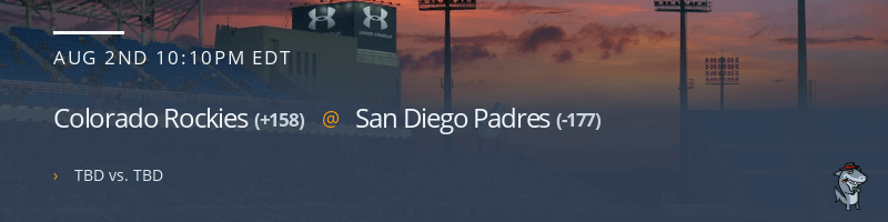 Colorado Rockies @ San Diego Padres - August 2, 2022