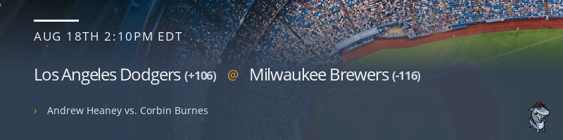 Los Angeles Dodgers @ Milwaukee Brewers - August 18, 2022