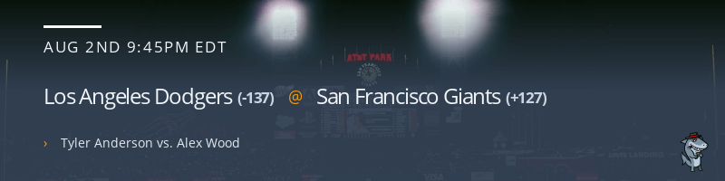 Los Angeles Dodgers @ San Francisco Giants - August 2, 2022