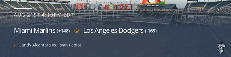 Miami Marlins @ Los Angeles Dodgers - August 21, 2022