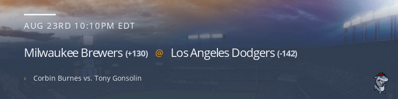 Milwaukee Brewers @ Los Angeles Dodgers - August 23, 2022