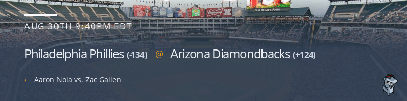 Philadelphia Phillies @ Arizona Diamondbacks - August 30, 2022