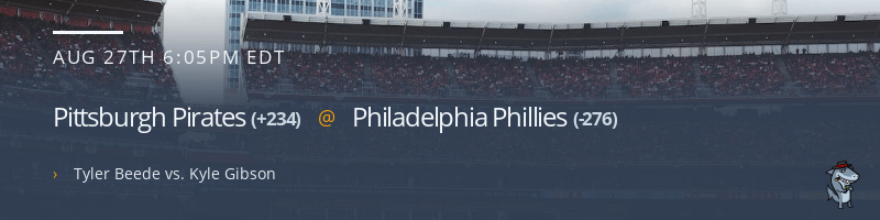 Pittsburgh Pirates @ Philadelphia Phillies - August 27, 2022