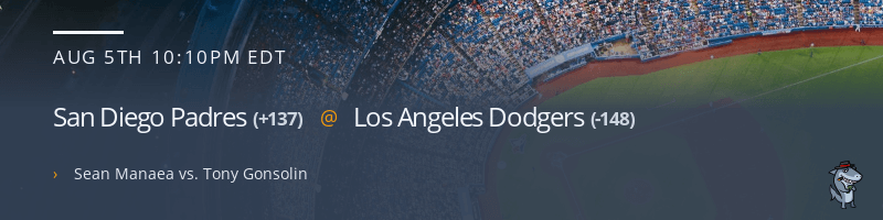 San Diego Padres @ Los Angeles Dodgers - August 5, 2022