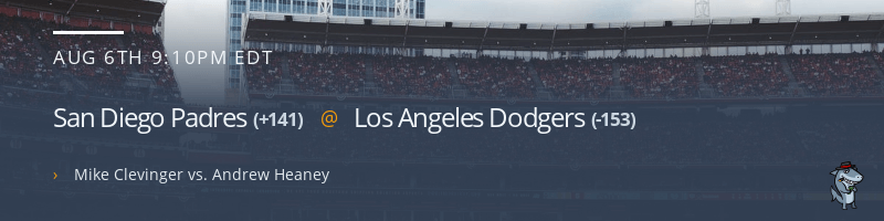 San Diego Padres @ Los Angeles Dodgers - August 6, 2022