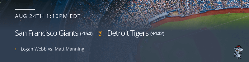 San Francisco Giants @ Detroit Tigers - August 24, 2022