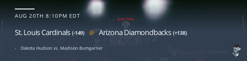 St. Louis Cardinals @ Arizona Diamondbacks - August 20, 2022